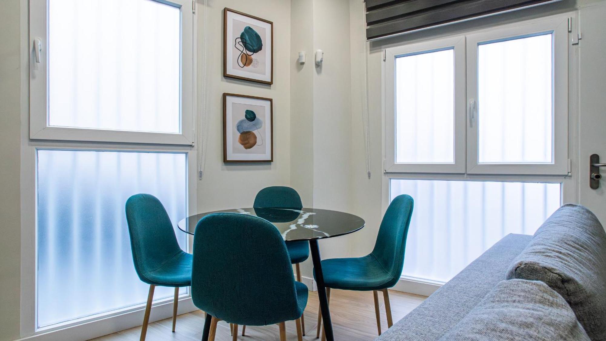 Madrid Confort Urbano 1 Dormitorio Ac Wifi Cocina Exterior foto